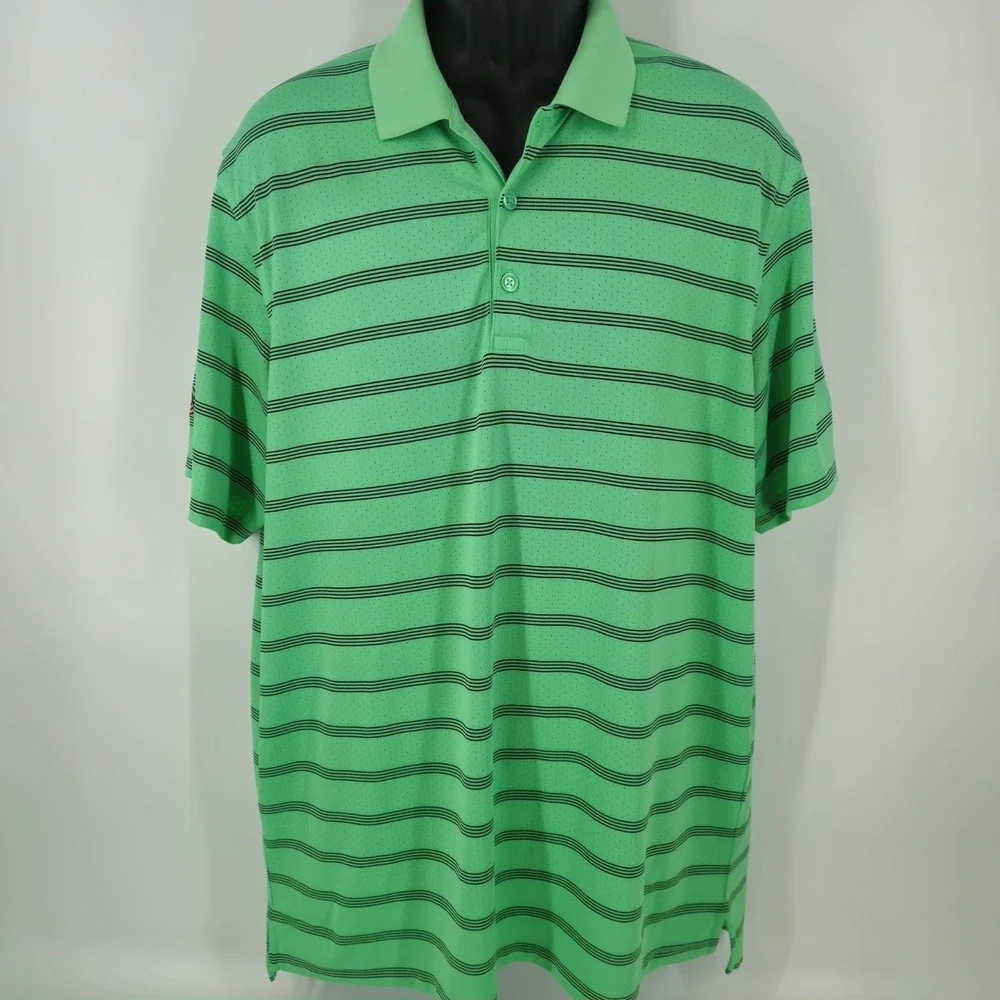 Callaway Men's Polo‎ Shirt Size Large Green Golf Opti-Dri Performance Travel
